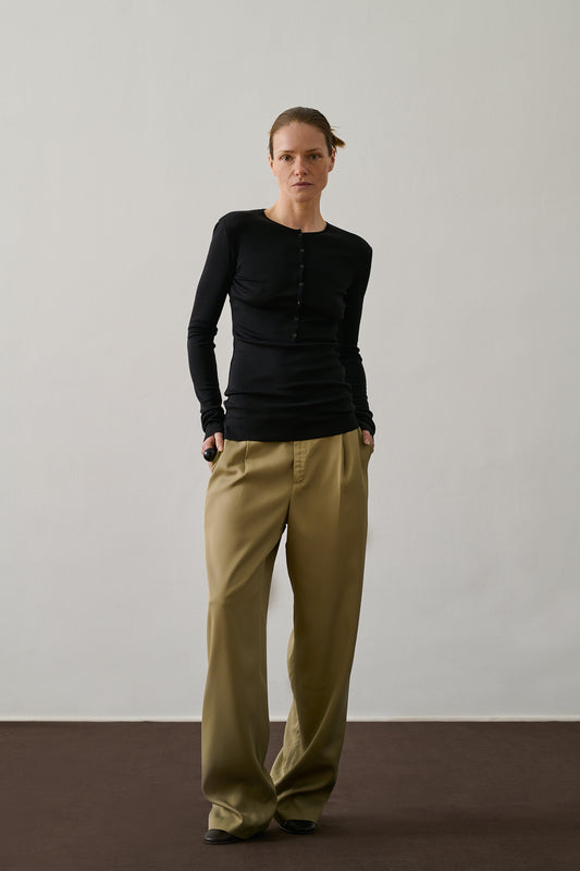 Pantalon Jessie - Sauge - Viscose - Femme