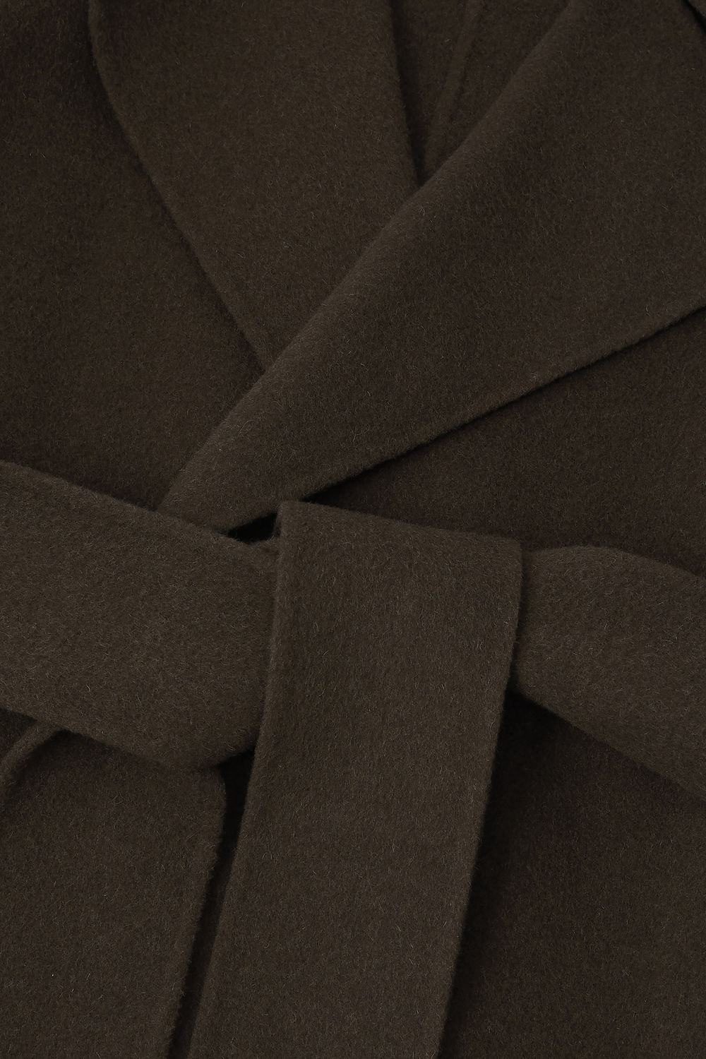 Manteau Harvard - Kaki Brun - Laine - Femme