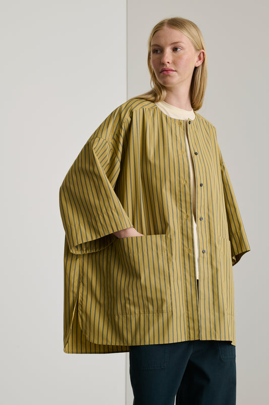 Blouse Diva - Ocre/Vert - Coton - Femme