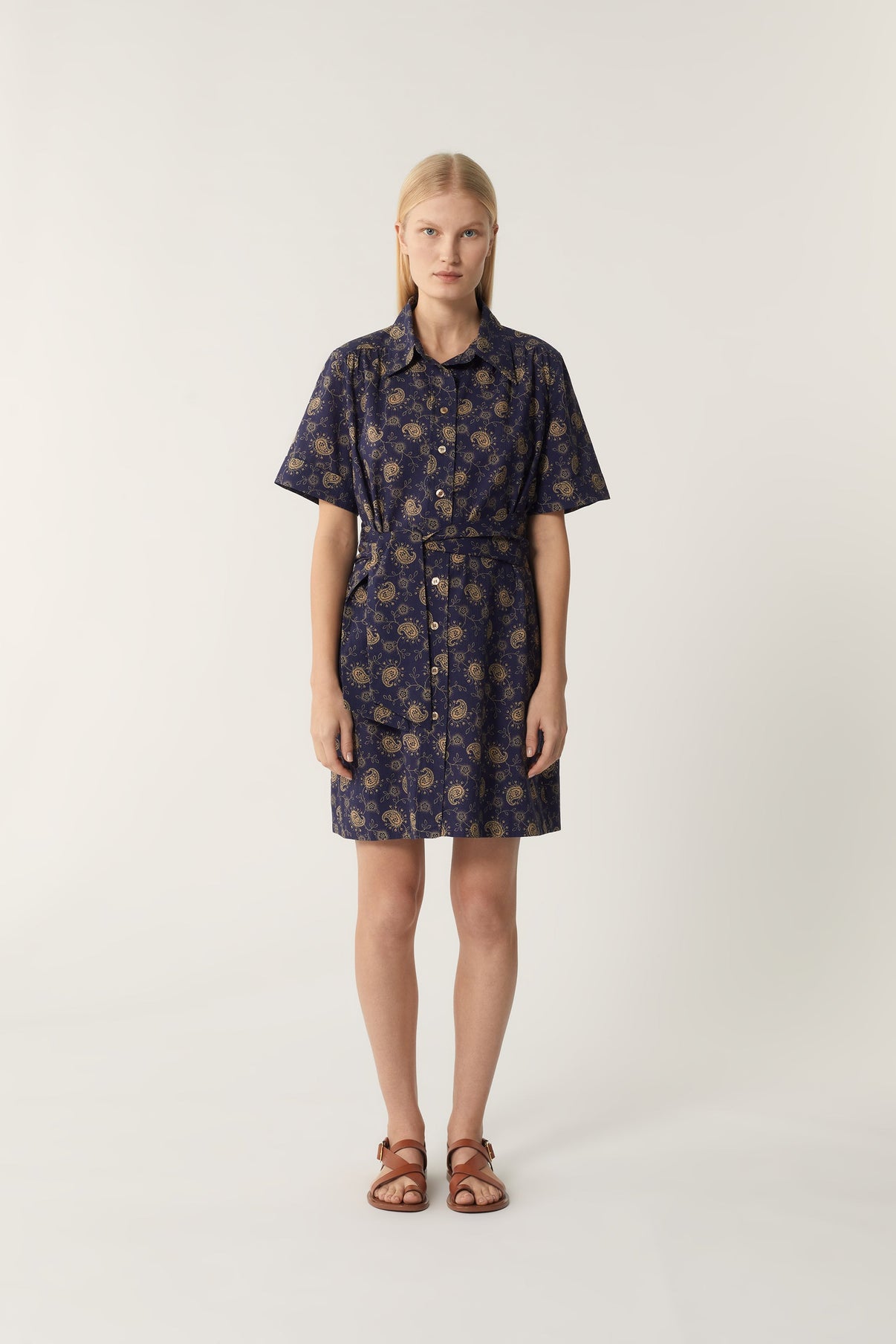 MAUD NAVY DRESS vue 7