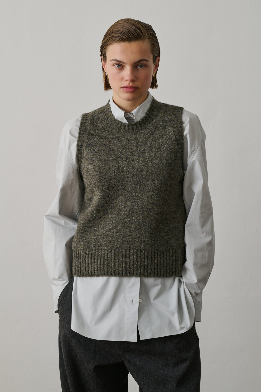 Pull Namaste - Gris Chiné - Femme