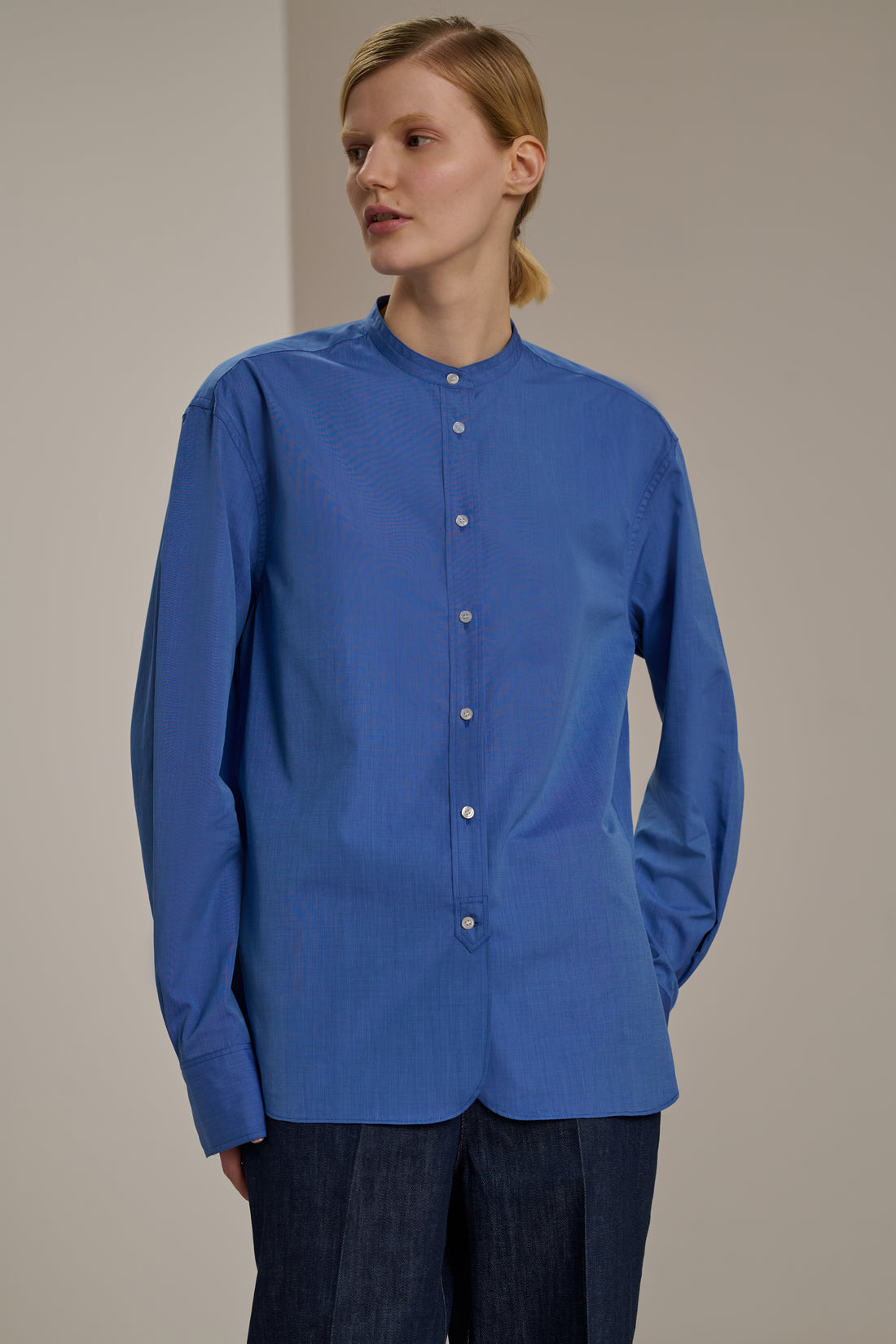 Chemise Bermudes - Bleu - Coton - Femme