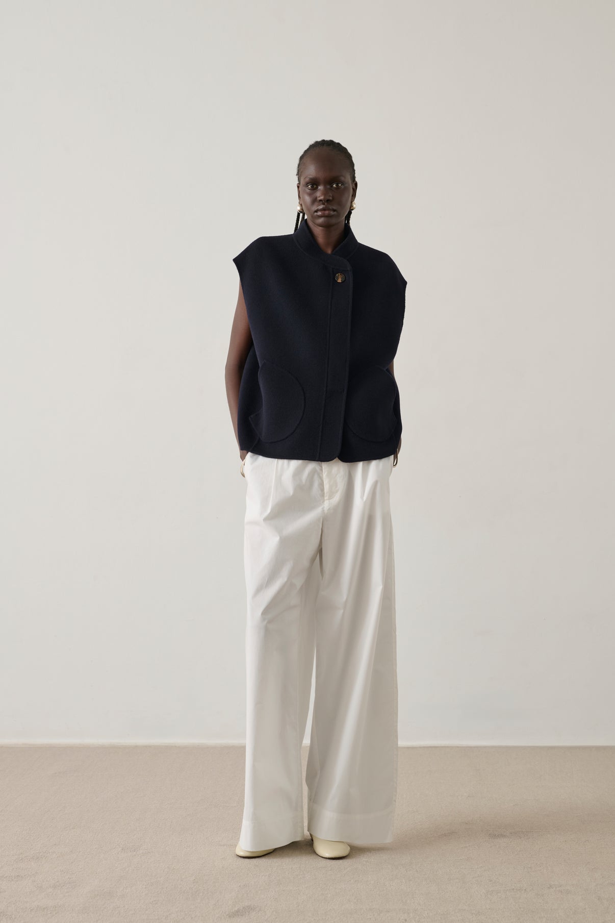 Blouson Adeline - Deep Navy - Laine - Femme vue 5