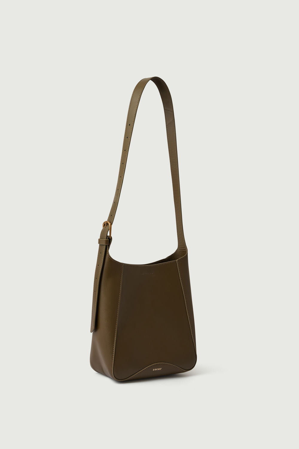 Sac Uma Mini - Kaki - Cuir - Femme vue 2