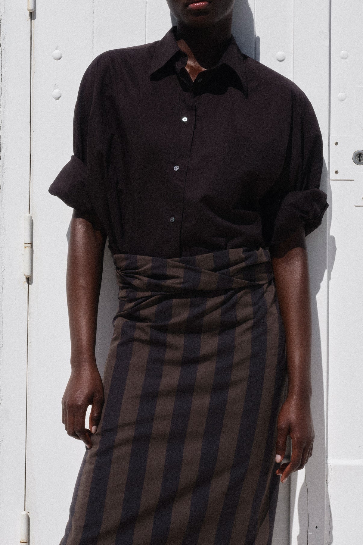 Pareo Pareo - Chocolat - Coton - Femme vue 4